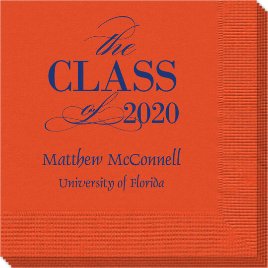 Classic Class of Graduation Napkins
